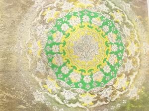 アンティーク　華紋織り出し名古屋帯（材料）